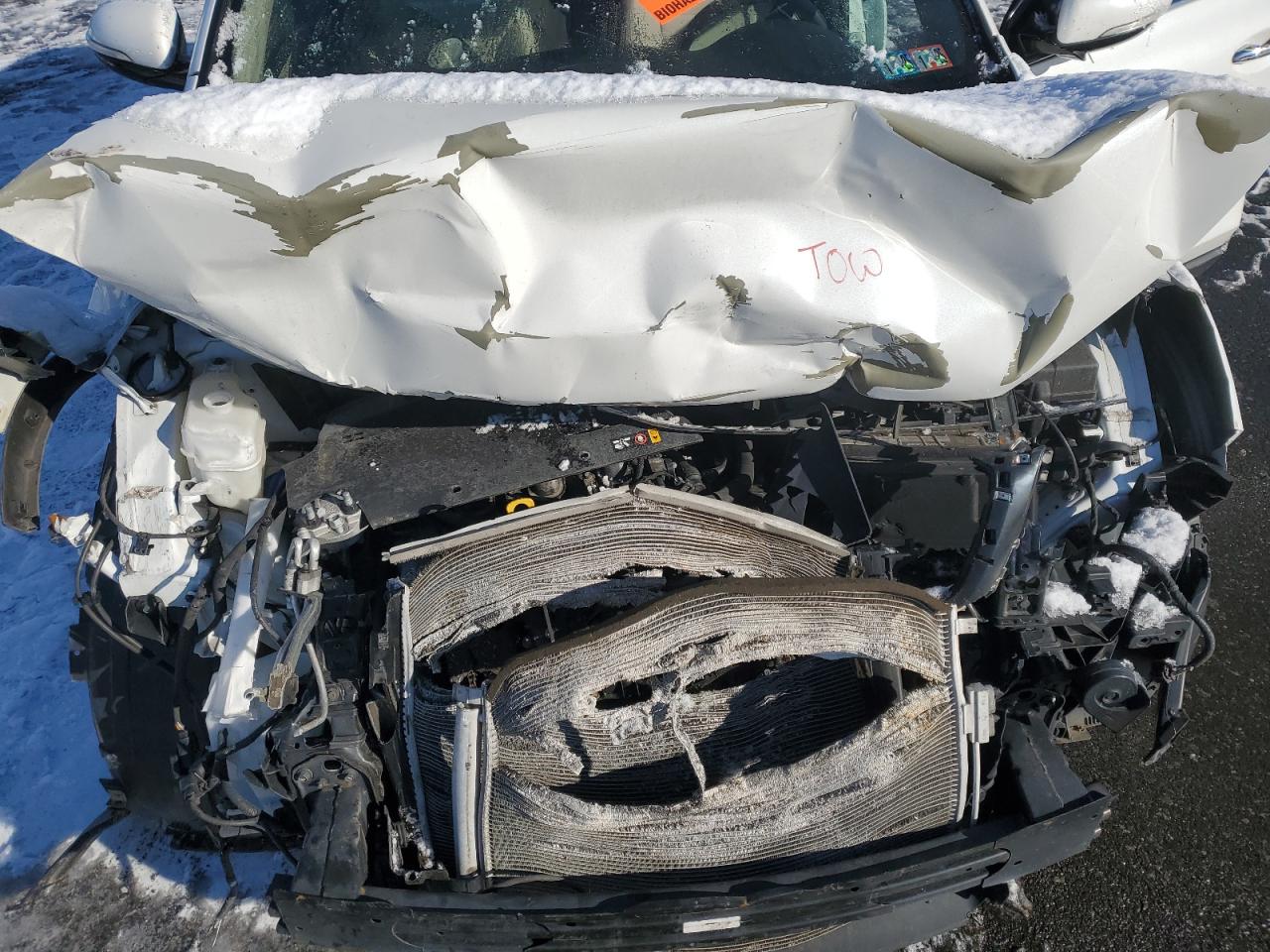 2019 KIA Sorento VIN 5XYPGDA58KG530631 Copart auction photo, front end / frame damage damage thumbnail 12