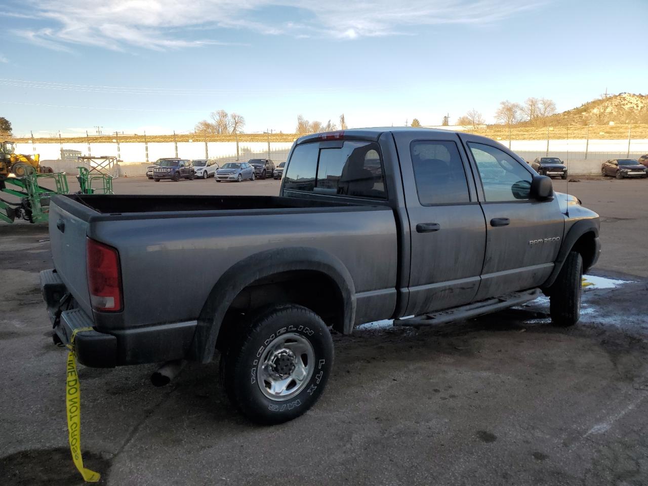 2003 Dodge RAM VIN 3D7KU28603G763269 Copart auction photo, side / front end damage thumbnail 3