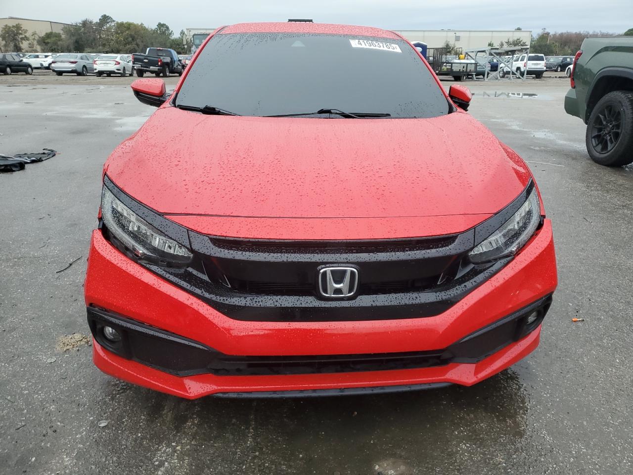 2019 Honda Civic VIN 2HGFC2E83KH527896 Copart auction photo, front end damage thumbnail 5