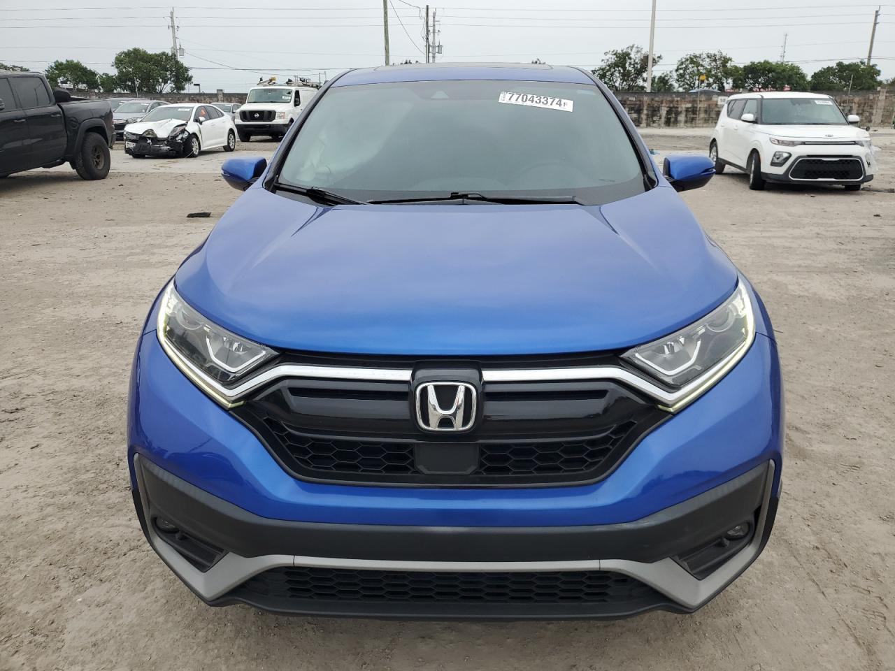 2022 Honda CR-V VIN 7FARW1H54NE003363 Copart auction photo, side / rear end damage thumbnail 5