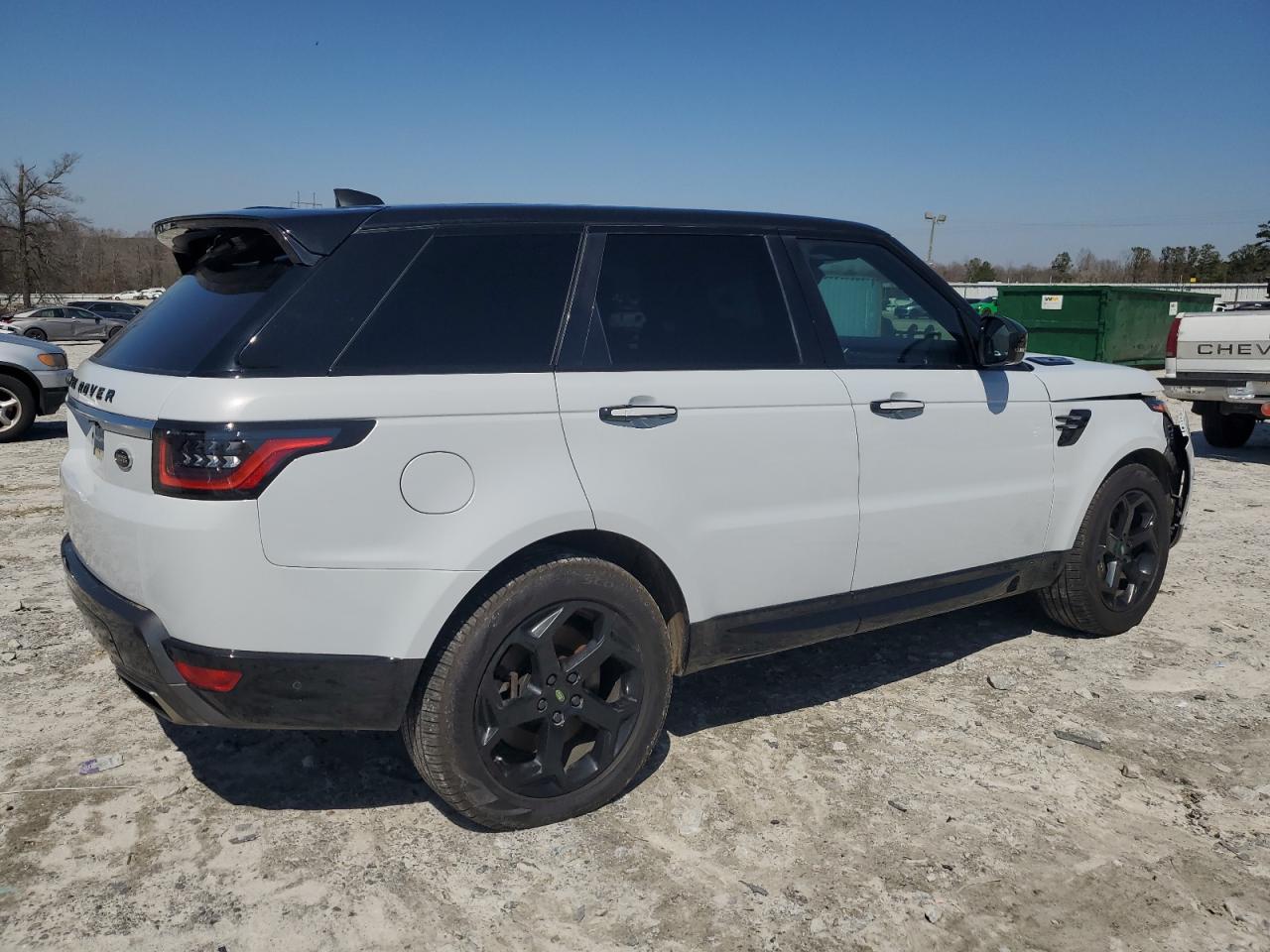 2020 Land Rover Range Rover VIN SALWR2RY2LA893381 Copart auction photo, front end damage thumbnail 3