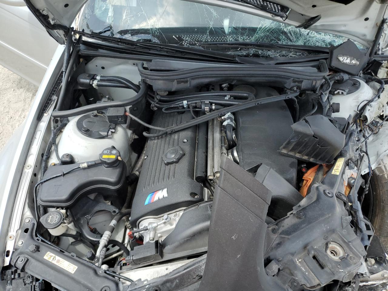 2006 BMW M3 VIN WBSBL93466PN65851 Copart auction photo, front end / side damage thumbnail 13