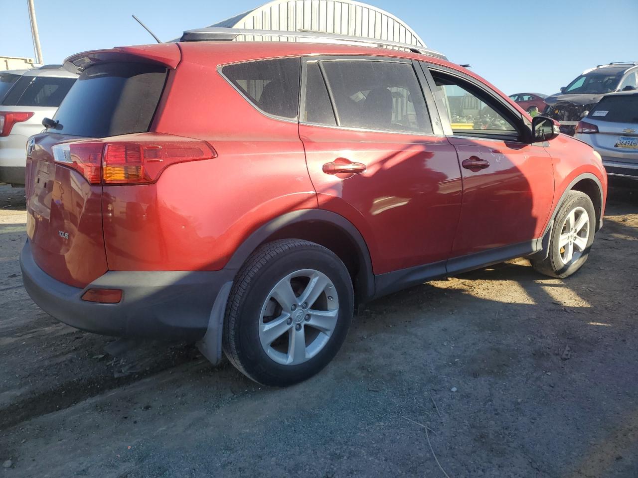 2014 Toyota RAV 4 VIN JTMWFREV9EJ009170 Copart auction photo, side damage thumbnail 3