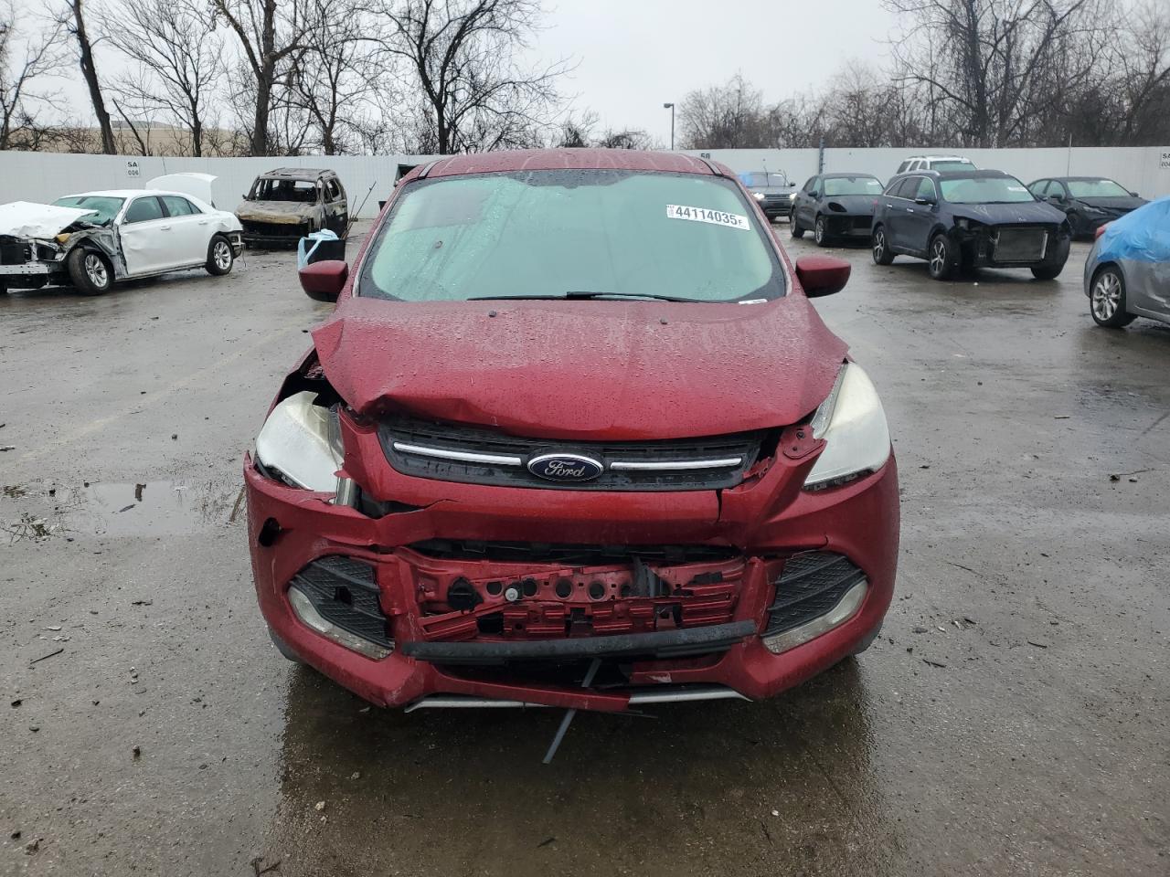 2015 Ford Escape VIN 1FMCU0GX1FUA52691 Copart auction photo, front end damage thumbnail 5