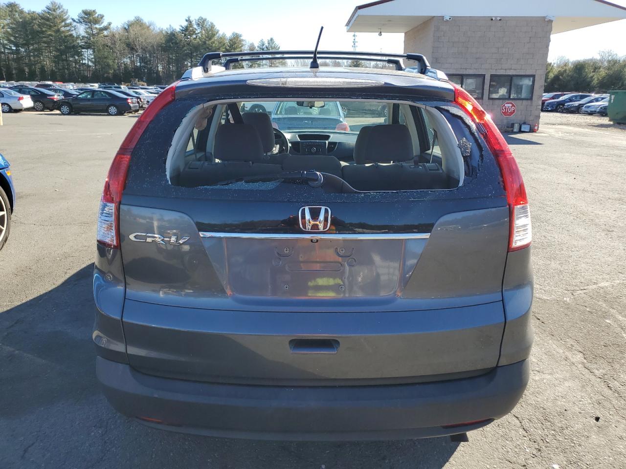 2014 Honda CR-V VIN 2HKRM3H31EH541029 Copart auction photo, front end / rear end damage thumbnail 6