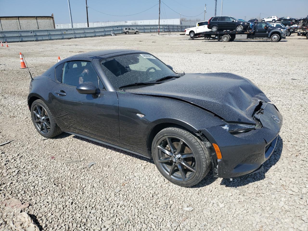 2017 Mazda MX-5 VIN JM1NDAM73H0102606 Copart auction photo, front end damage thumbnail 4