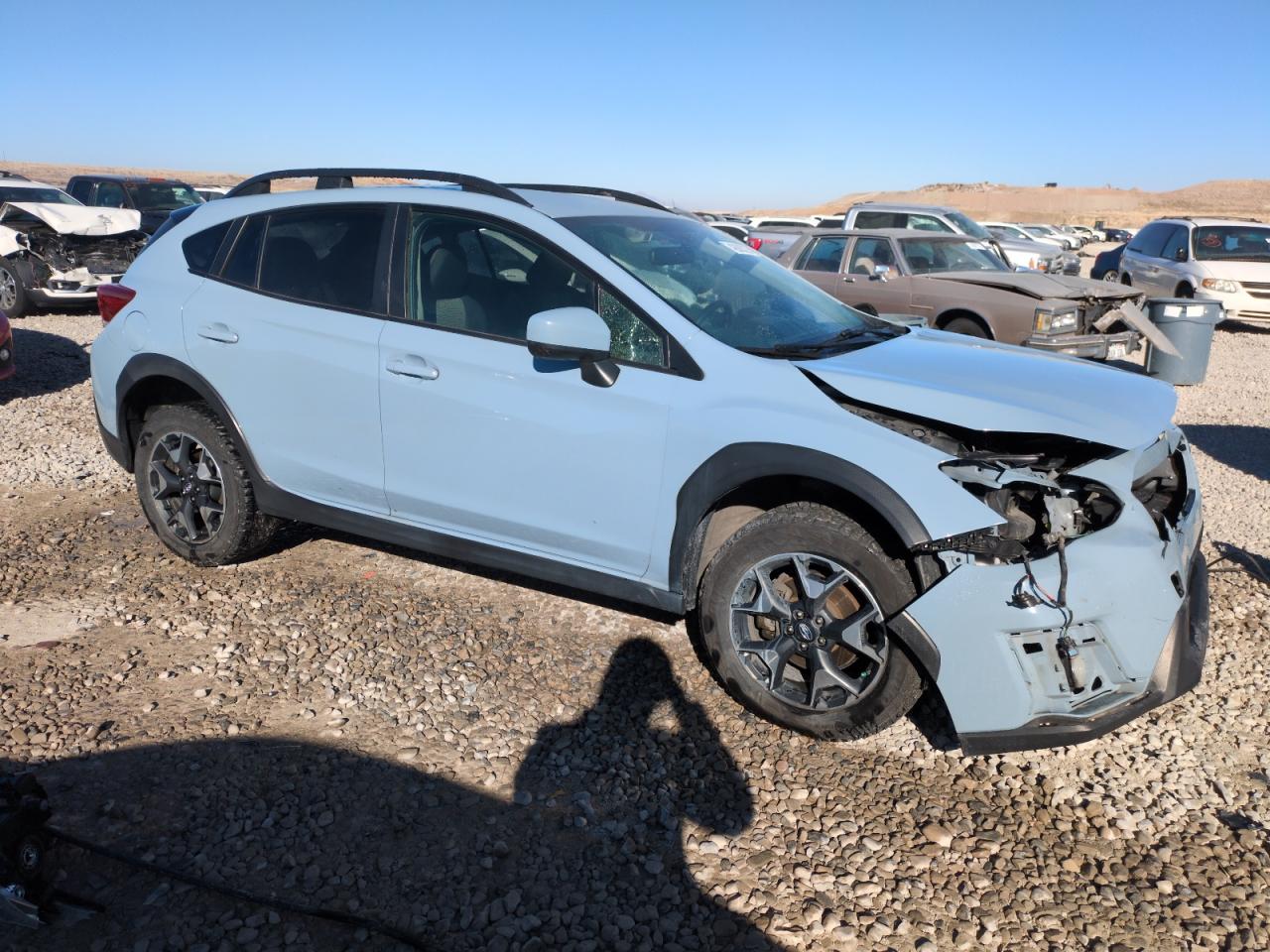 2020 Subaru XV VIN JF2GTAPC9L8239422 Copart auction photo, front end damage thumbnail 4