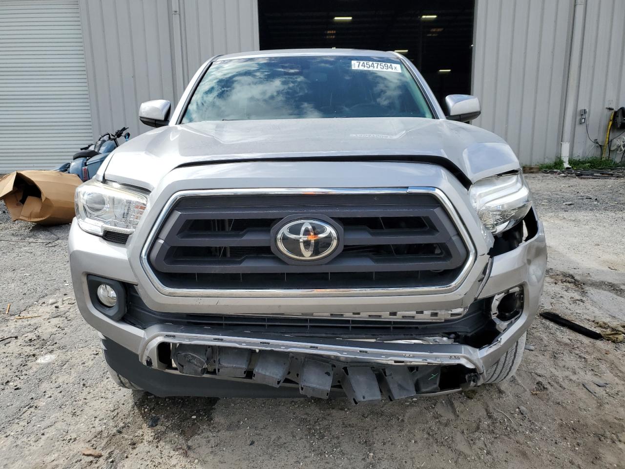 2020 Toyota Tacoma VIN 3TMAZ5CNXLM125751 Copart auction photo, front end / rear end damage thumbnail 5