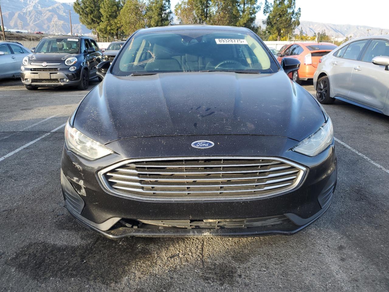 2019 Ford Fusion VIN 3FA6P0LU7KR139796 Copart auction photo, rear end damage thumbnail 5