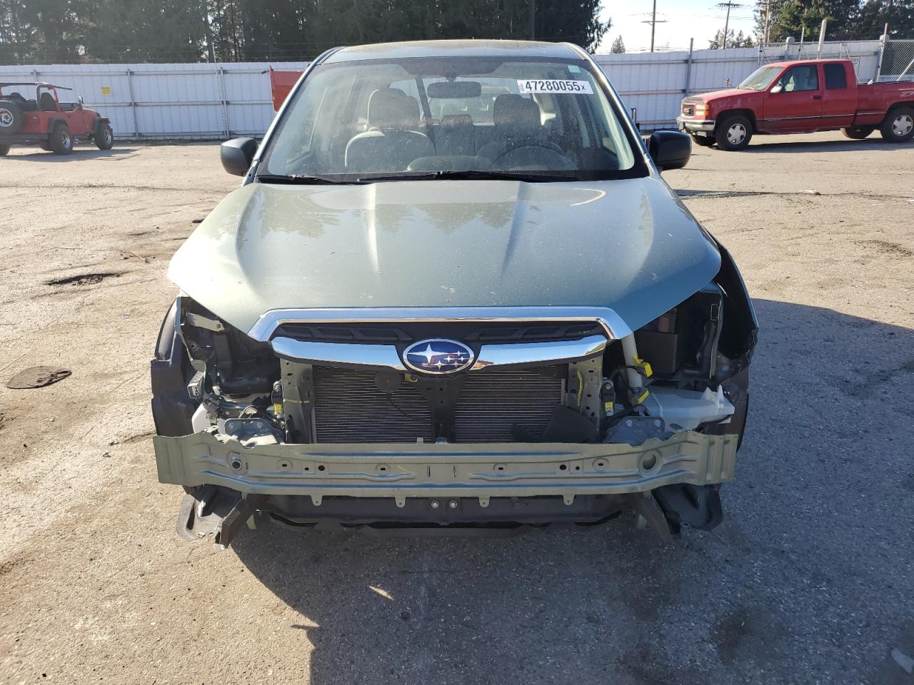 2017 Subaru Forester VIN JF2SJAAC7HH516584 Copart auction photo, front end damage thumbnail 5