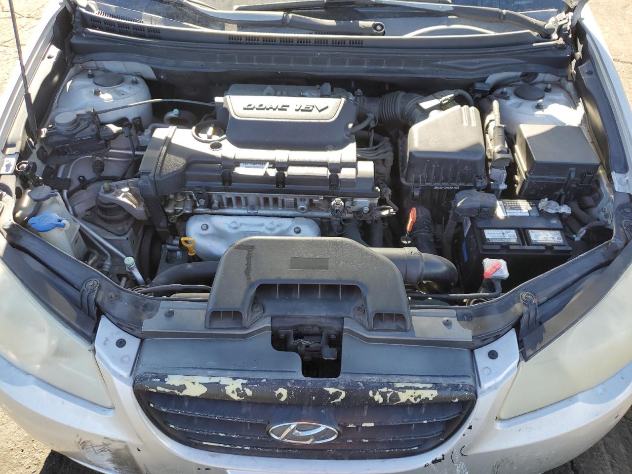 2008 Hyundai Elantra VIN KMHDU46D18U279353 Copart auction photo, side damage thumbnail 11