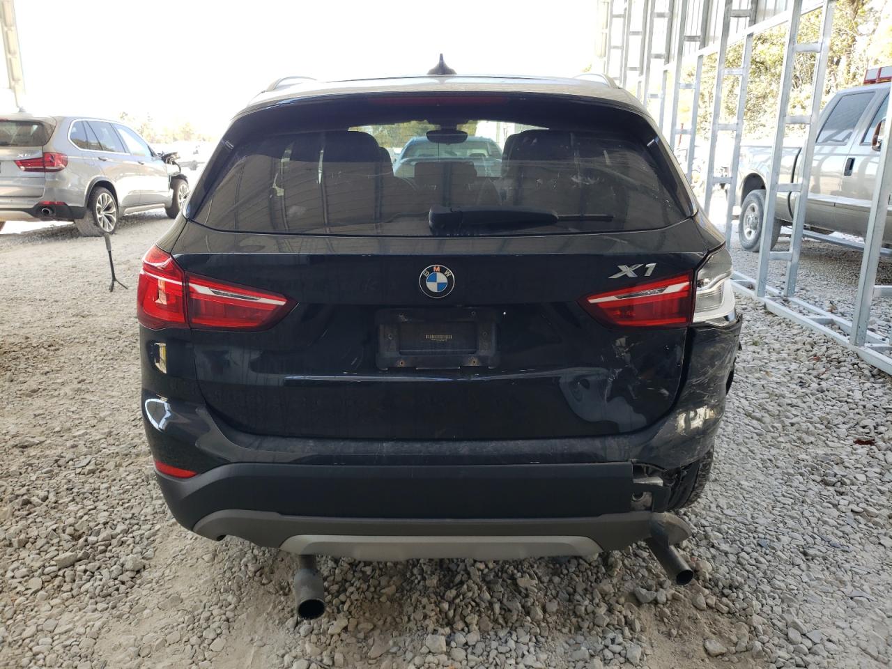 2018 BMW X1 VIN WBXHT3C3XJ5K28175 Copart auction photo, rear end / minor dent/scratches damage thumbnail 6