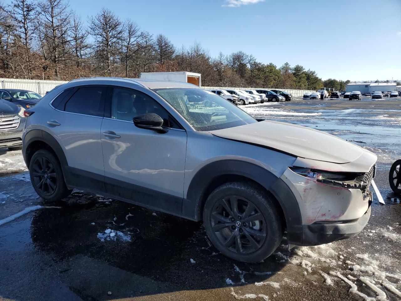 2022 Mazda CX-30 VIN 3MVDMBEY2NM441115 Copart auction photo, front end / rear end damage thumbnail 4