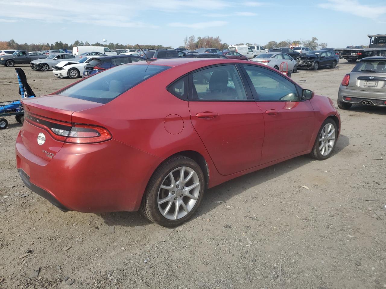 2013 Dodge Dart VIN 1C3CDFBH3DD641220 Copart auction photo, front end / minor dent/scratches damage thumbnail 3