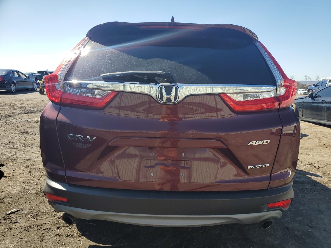 2017 Honda CR-V VIN 2HKRW2H98HH602728 Copart auction photo, all over damage thumbnail 6