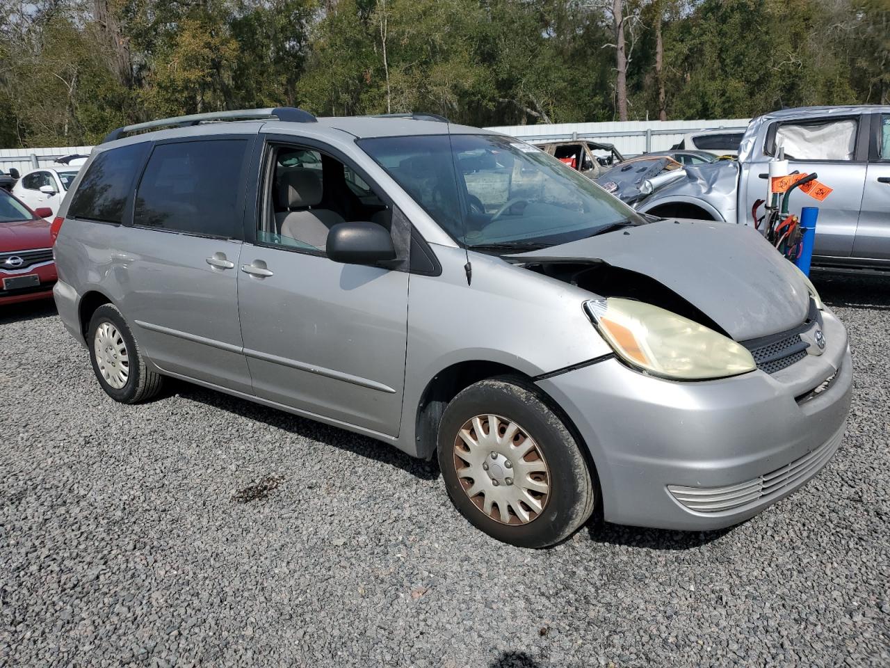 2004 Toyota Sienna VIN 5TDZA23C84S089082 Copart auction photo, front end / rear end damage thumbnail 4