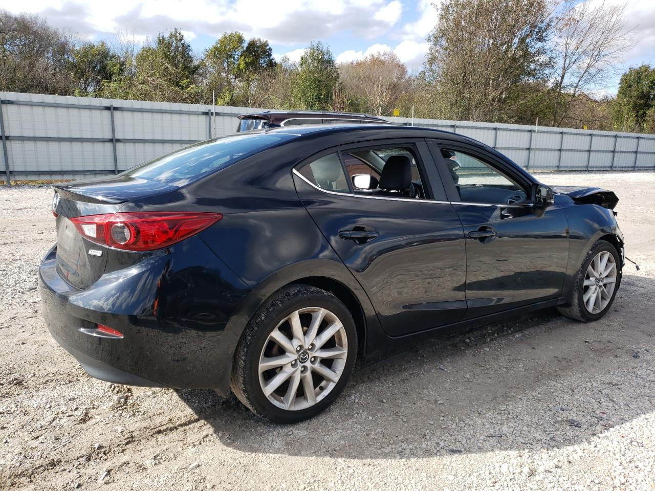 2017 Mazda 3 VIN 3MZBN1V74HM135848 Copart auction photo, front end / side damage thumbnail 3