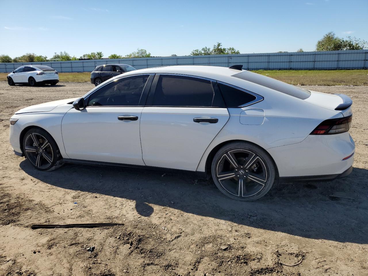 2023 Honda Accord VIN 1HGCY2F57PA030669 Copart auction photo, side / front end damage thumbnail 2