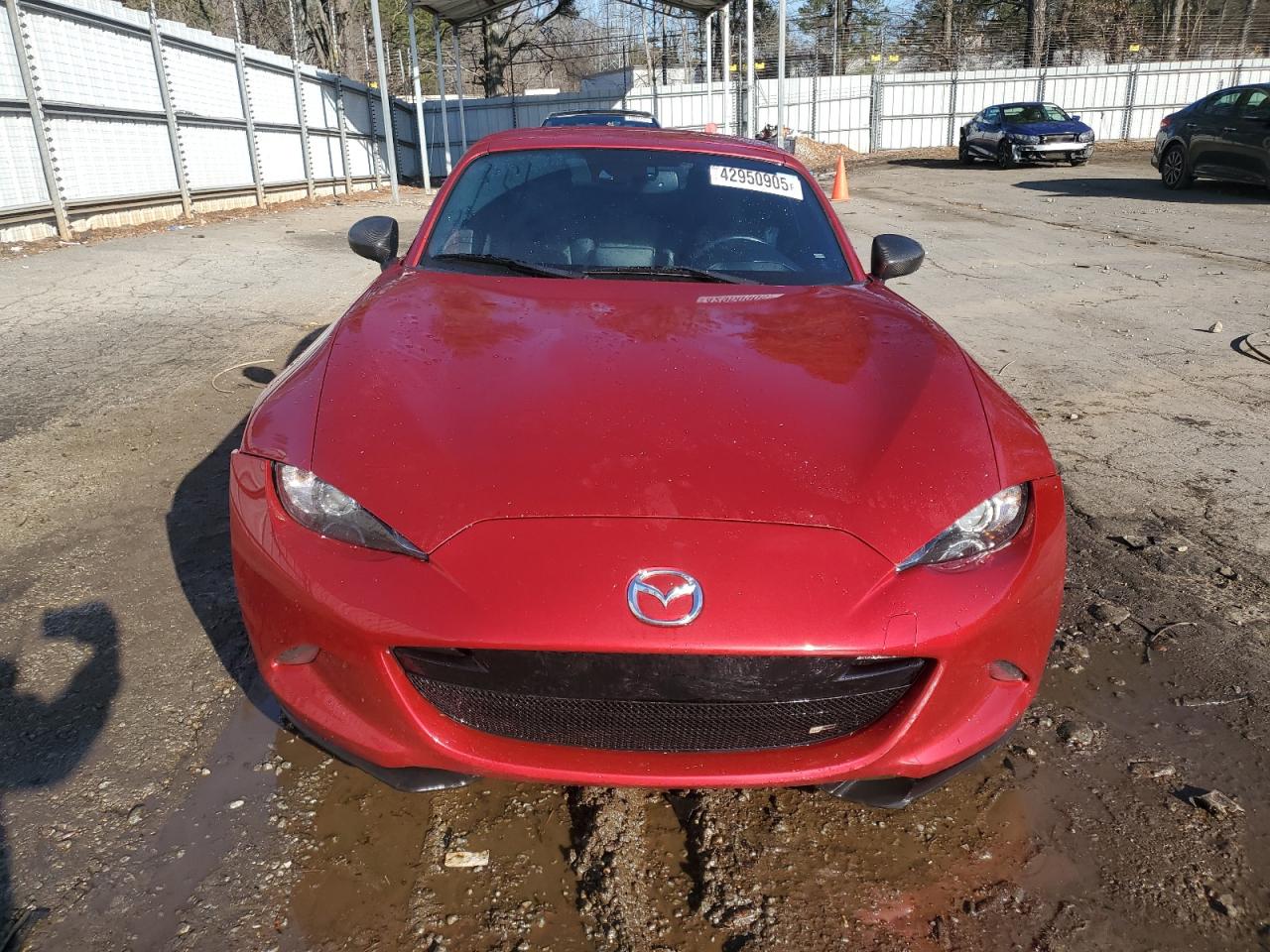 2017 Mazda MX-5 VIN JM1NDAM74H0102937 Copart auction photo, front end / undercarriage damage thumbnail 5