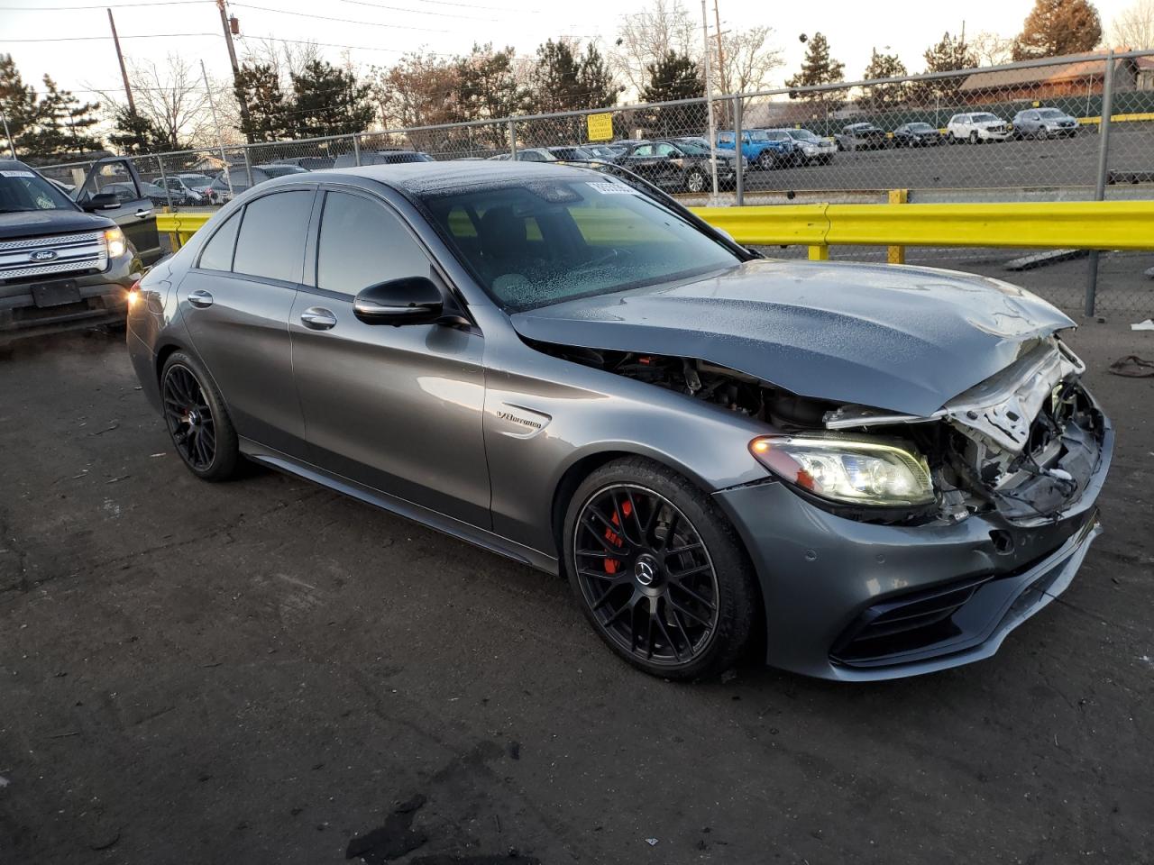 2020 Mercedes-Benz C-klasse VIN 55SWF8HB2LU330367 Copart auction photo, all over damage thumbnail 4