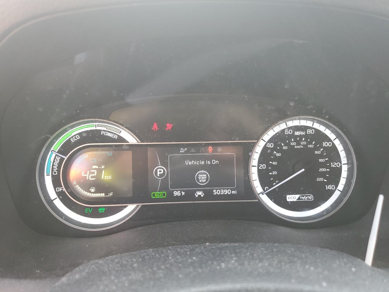 2019 KIA Niro VIN KNDCB3LCXK5296939 Copart auction photo, rear end damage thumbnail 9