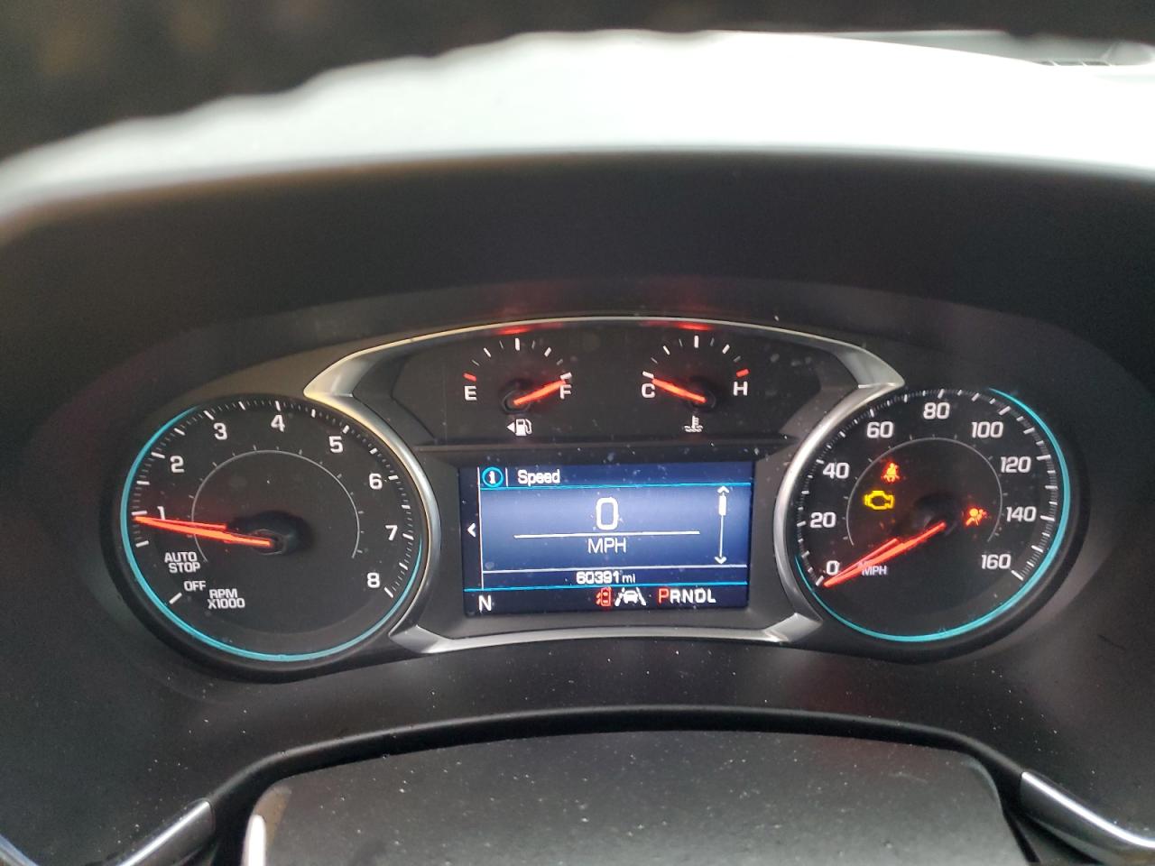 2020 Chevrolet Equinox VIN 3GNAXJEV5LS525604 Copart auction photo, mechanical damage thumbnail 9