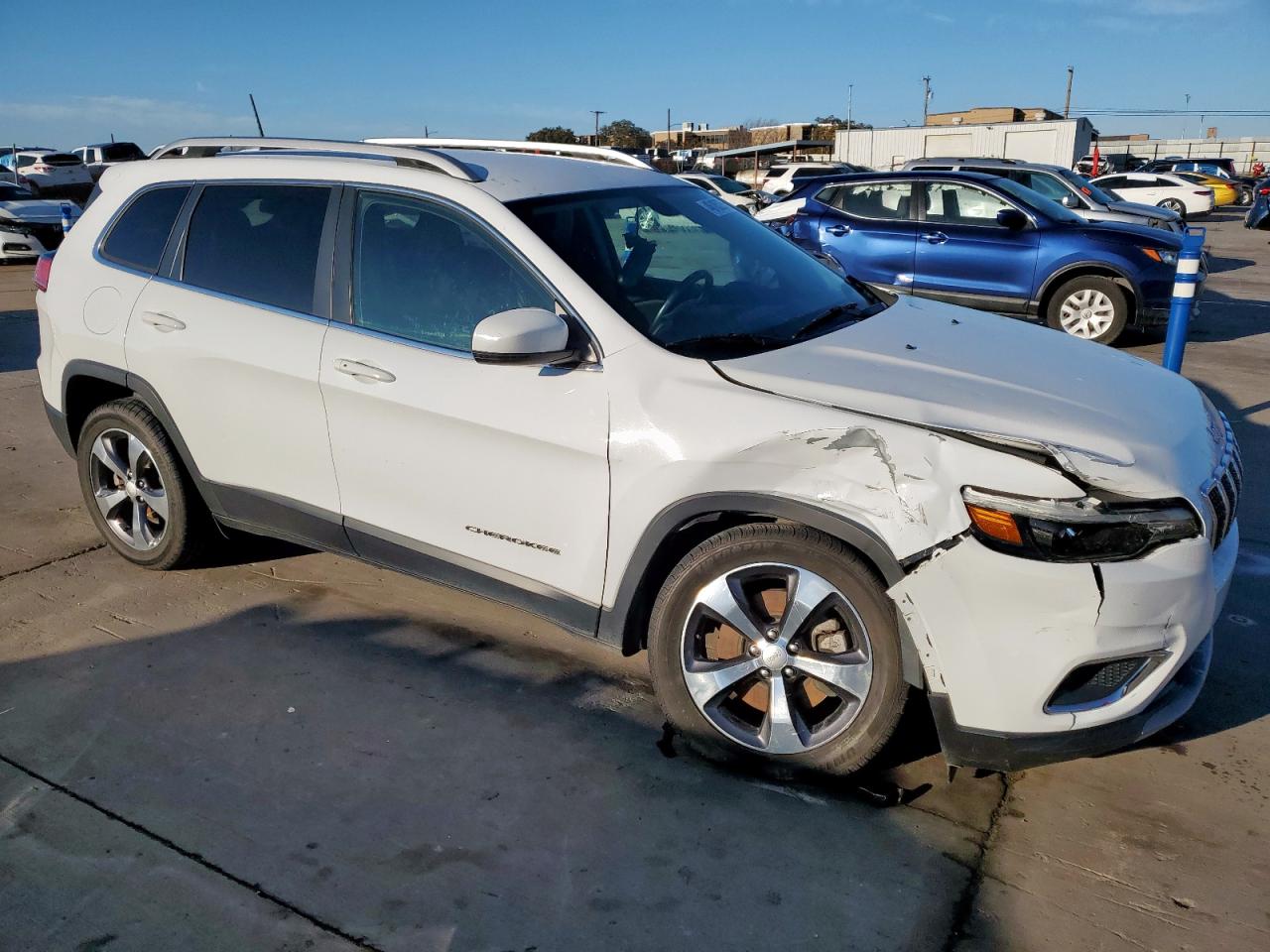 2020 Jeep Grand Cherokee VIN 1C4PJLDB9LD580595 Copart auction photo, front end damage thumbnail 4