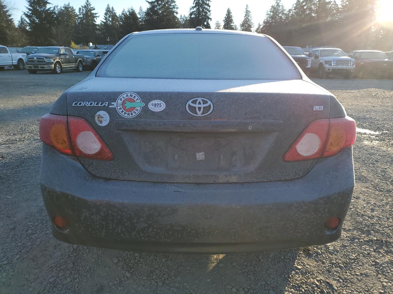 2009 Toyota Corolla VIN 1NXBU40E49Z085247 Copart auction photo, front end / side damage thumbnail 6