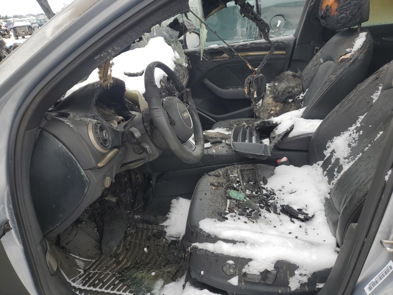 2015 Audi A3 VIN WAUEFGFF2F1067627 Copart auction photo, burn - engine / burn - interior damage thumbnail 7