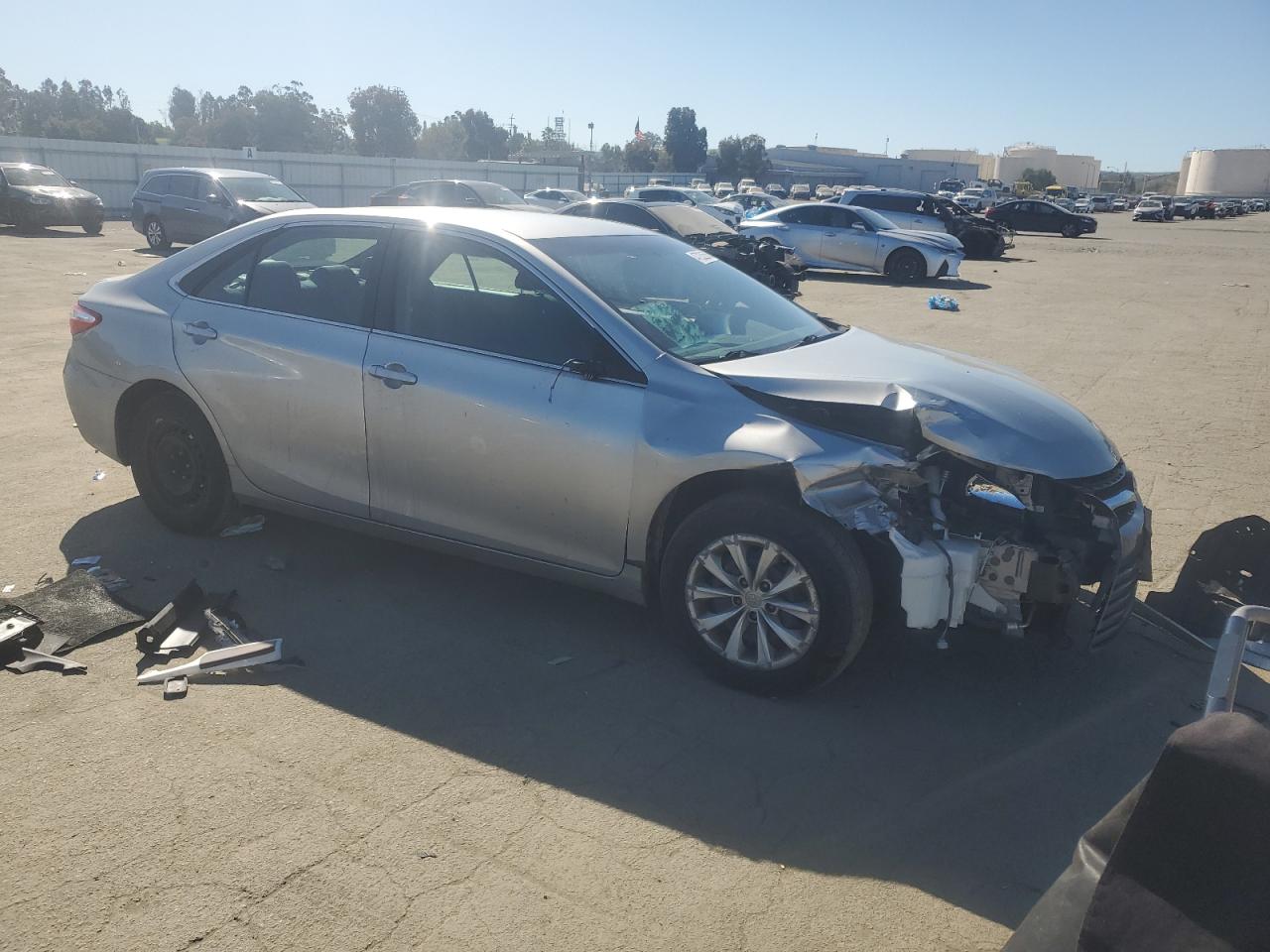 2015 Toyota Camry VIN 4T4BF1FK6FR503847 Copart auction photo, front end damage thumbnail 4