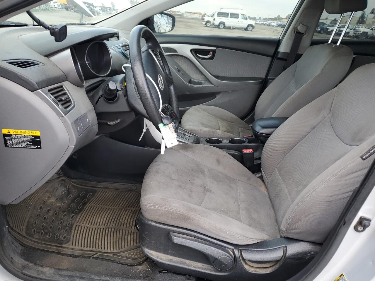 2013 Hyundai Elantra VIN KMHDH4AE0DU886942 Copart auction photo, all over damage thumbnail 7