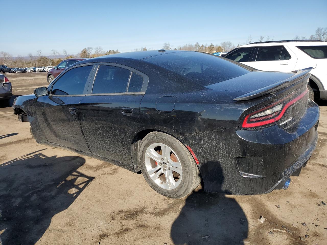 2015 Dodge Charger VIN 2C3CDXBG8FH817259 Copart auction photo, front end damage thumbnail 2