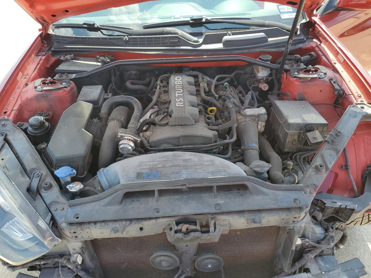 2013 Hyundai Genesis VIN KMHHT6KD1DU112328 Copart auction photo, front end damage thumbnail 11