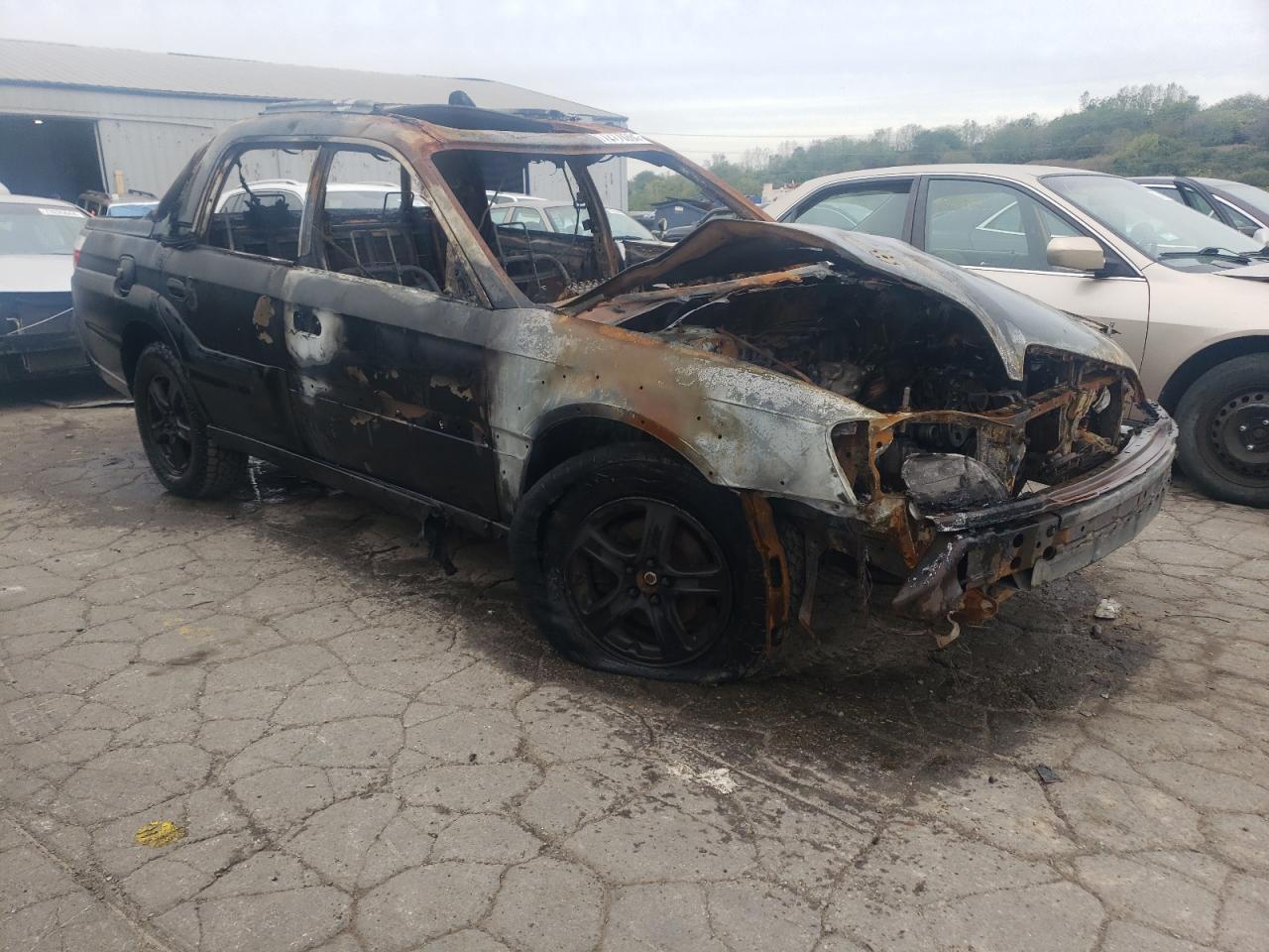 2005 Subaru Baja VIN 4S4BT63C656101293 Copart auction photo, burn / missing/altered vin damage thumbnail 4