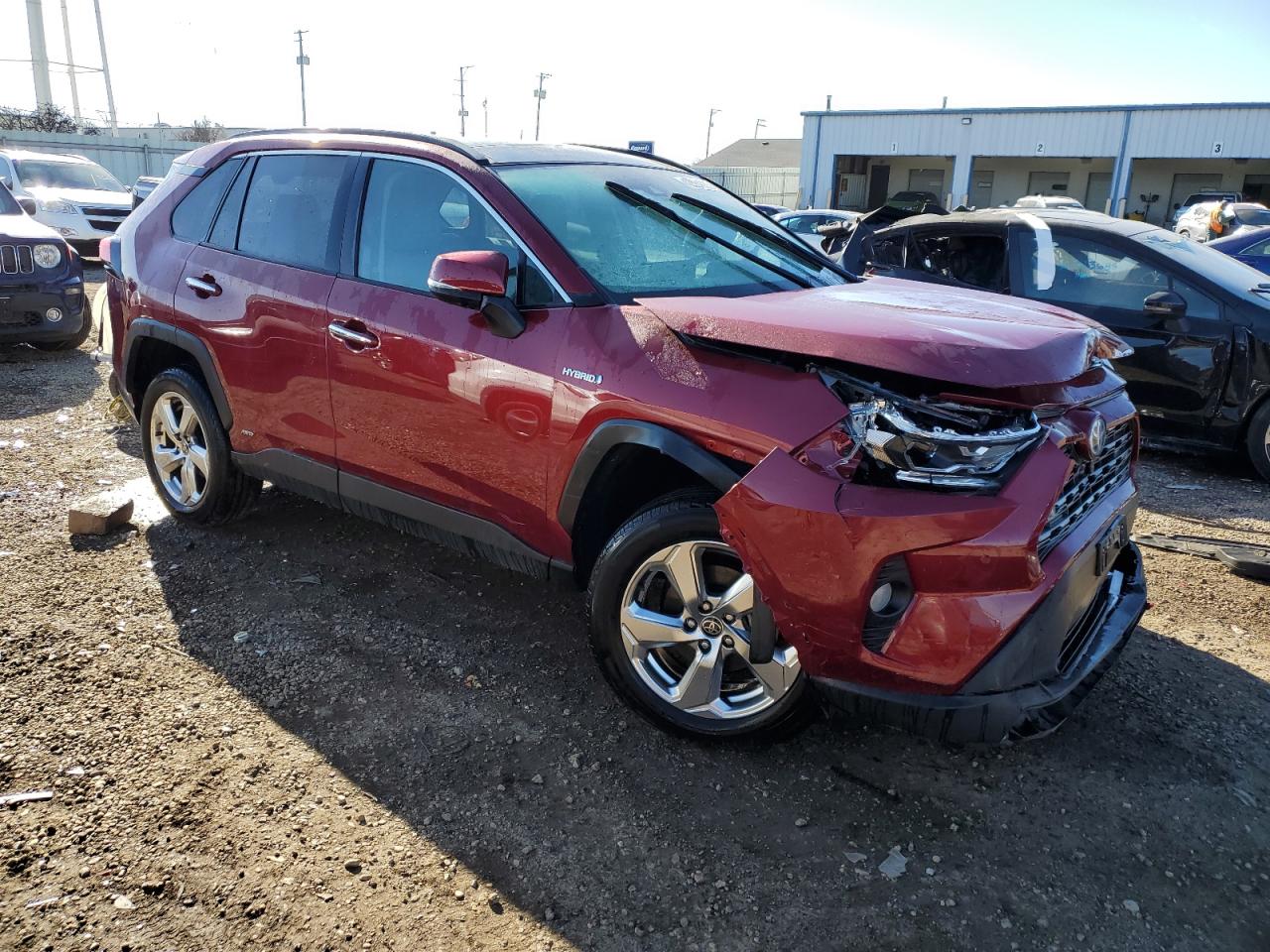 2021 Toyota RAV 4 VIN 4T3D6RFV5MU063099 Copart auction photo, front end damage thumbnail 4