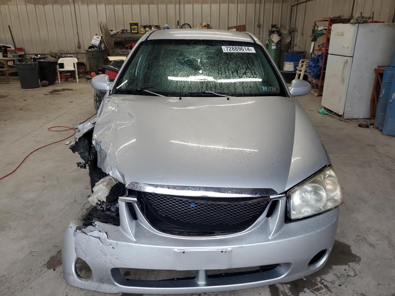 2006 KIA Spectra VIN KNAFE121565357402 Copart auction photo, front end damage thumbnail 5