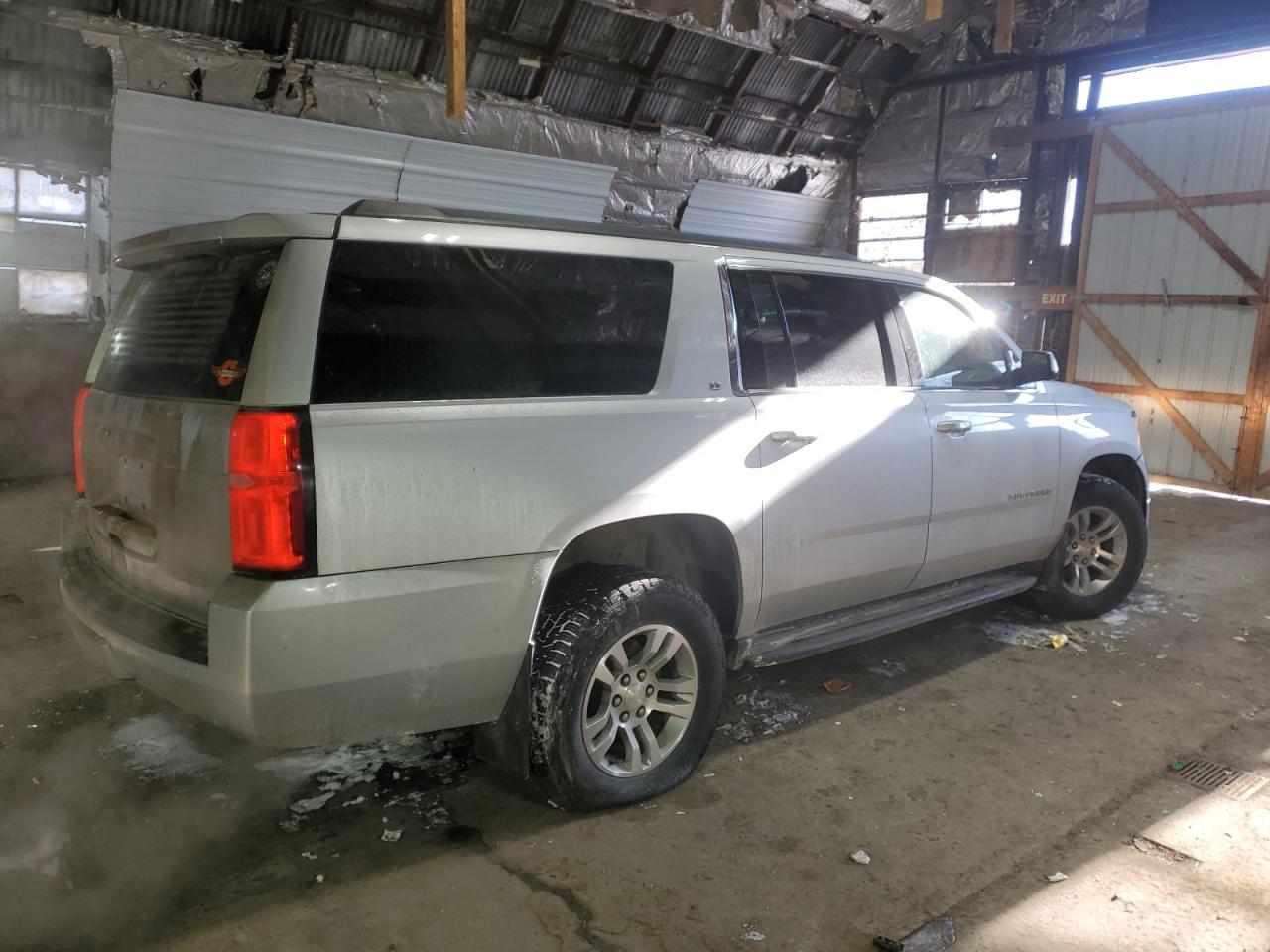 2020 Chevrolet Suburban VIN 1GNSKHKC1LR211787 Copart auction photo, side damage thumbnail 3