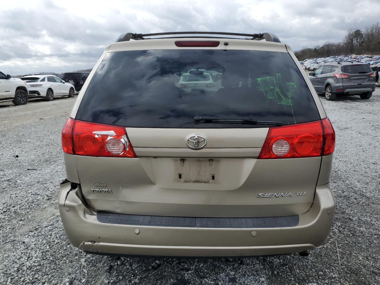 2009 Toyota Sienna VIN 5TDZK22C19S275665 Copart auction photo, rear end damage thumbnail 6