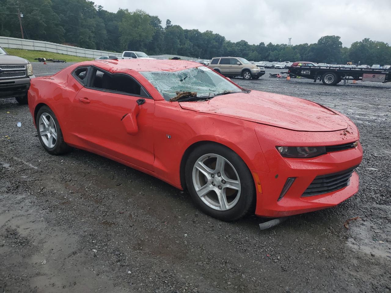 2017 Chevrolet Camaro VIN 1G1FB1RX0H0176660 Copart auction photo, all over damage thumbnail 4