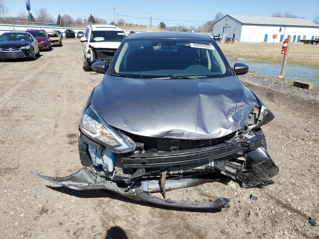 2017 Nissan Sentra VIN 3N1AB7AP1HY357601 Copart auction photo, front end damage thumbnail 5