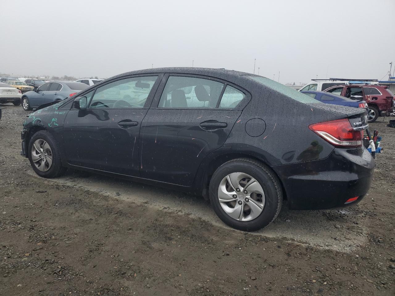 2014 Honda Civic VIN 19XFB2F53EE253864 Copart auction photo, front end / side damage thumbnail 2