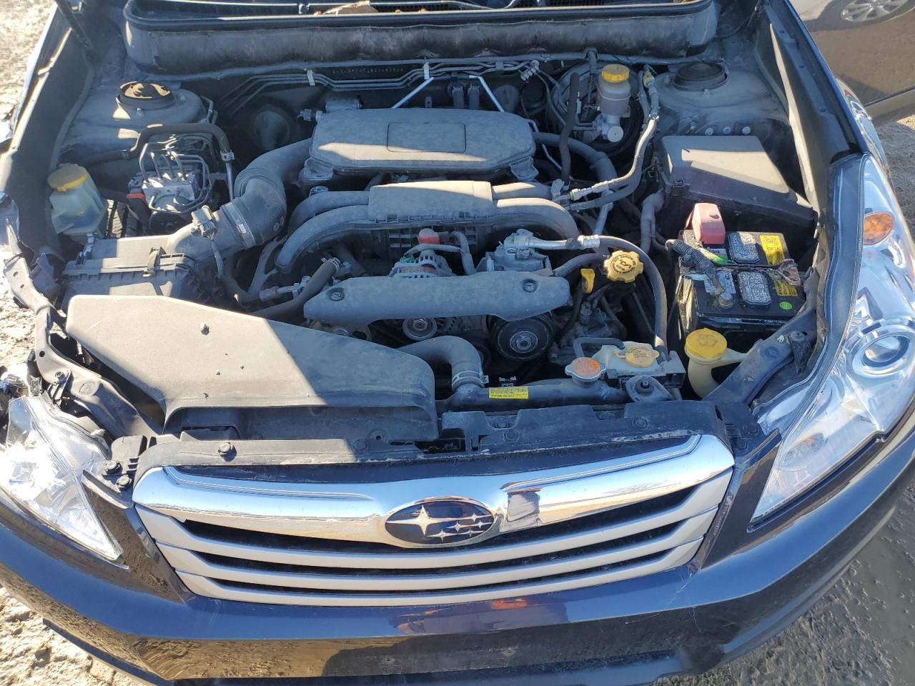 2011 Subaru Outback VIN 4S4BRCAC1B3345656 Copart auction photo, front end / side damage thumbnail 12