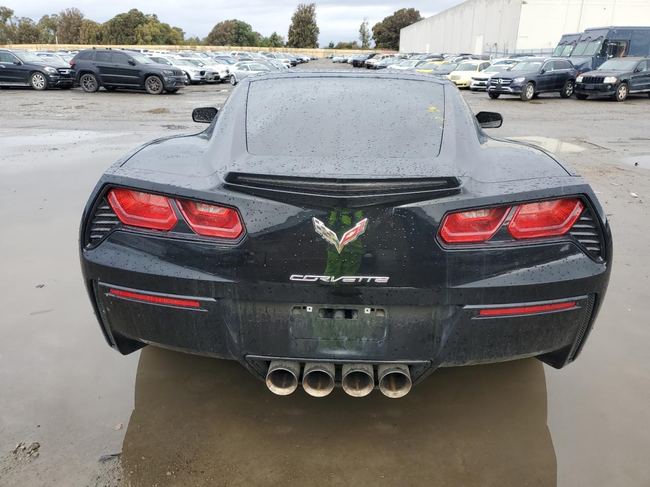2014 Chevrolet Corvette VIN 1G1YB2D78E5110314 Copart auction photo, vandalism / all over damage thumbnail 6