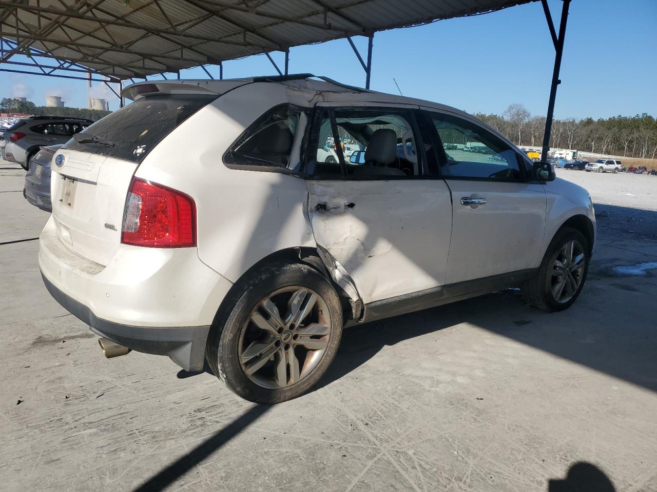 2011 Ford Edge VIN 2FMDK3JC4BBB68842 Copart auction photo, side / rear end damage thumbnail 3