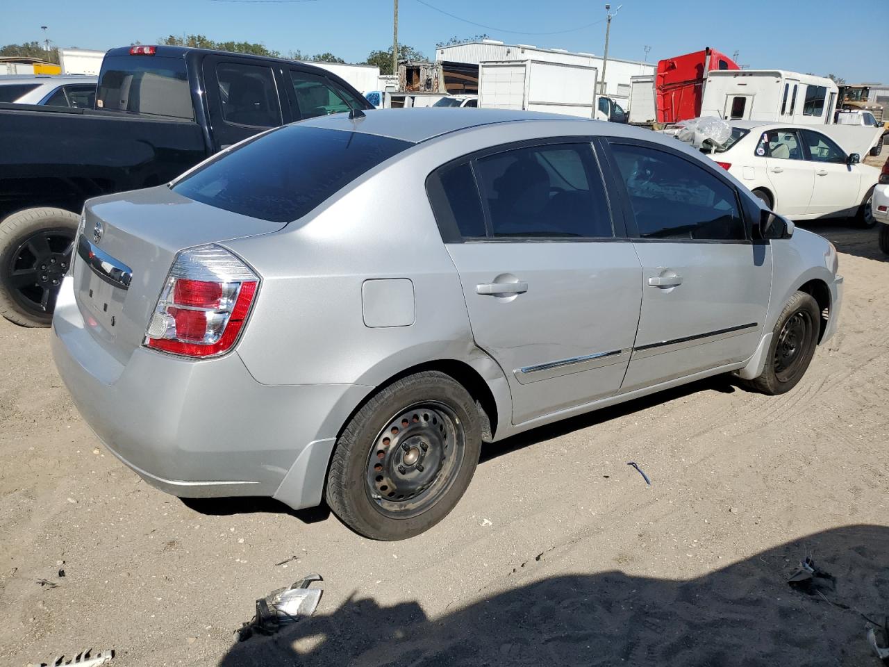 2010 Nissan Sentra VIN 3N1AB6AP5AL708765 Copart auction photo, side damage thumbnail 3