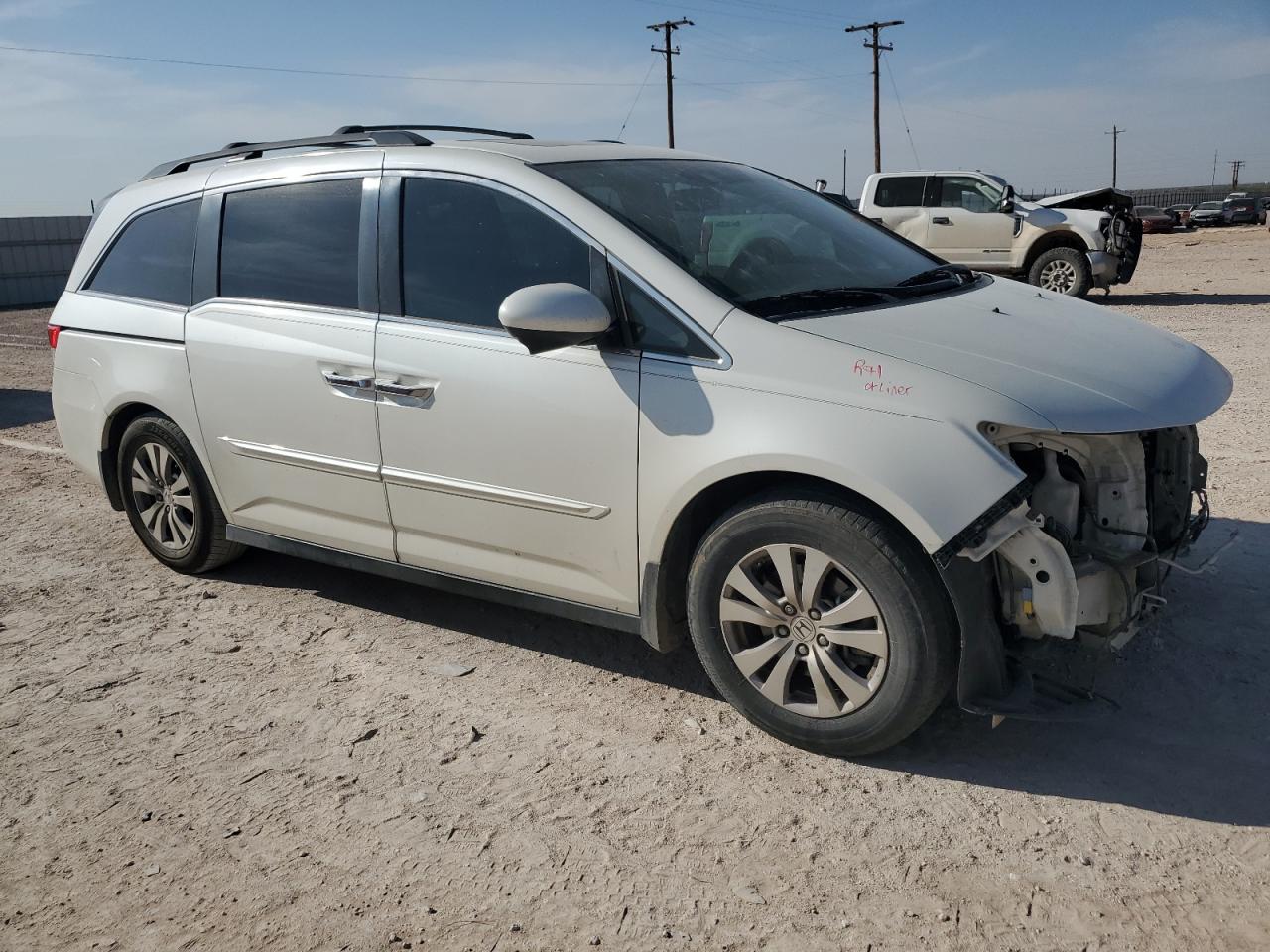2016 Honda Odyssey VIN 5FNRL5H69GB092127 Copart auction photo, front end damage thumbnail 4