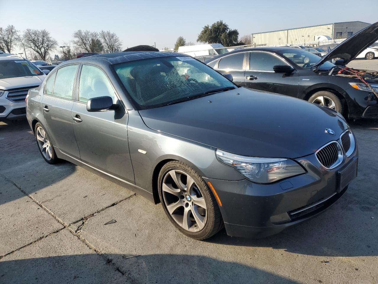 2008 BMW 5er VIN WBANW135X8CZ73461 Copart auction photo, side damage thumbnail 4