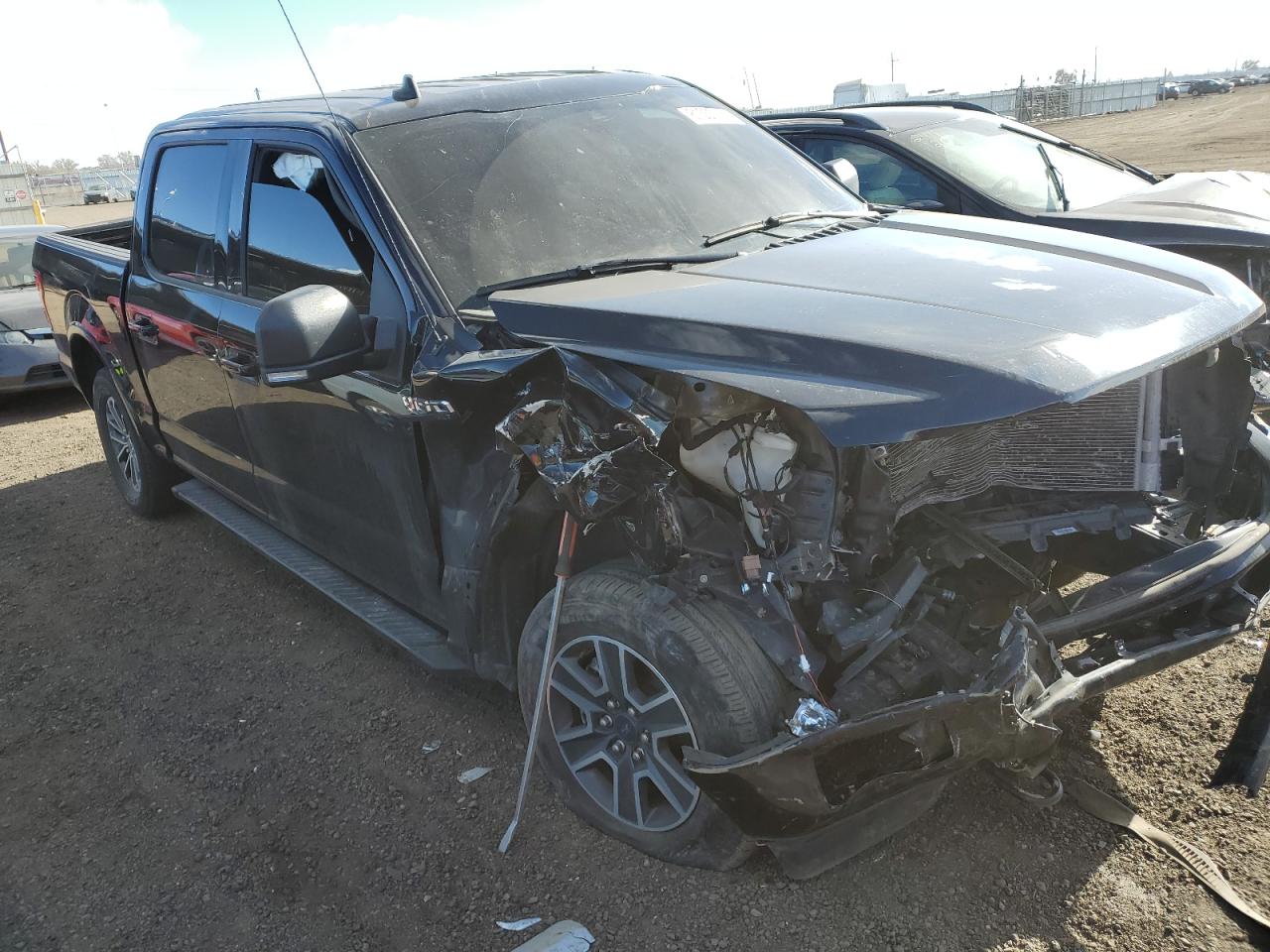 2020 Ford F-150 VIN 1FTEW1E53LFB63886 Copart auction photo, front end damage thumbnail 4