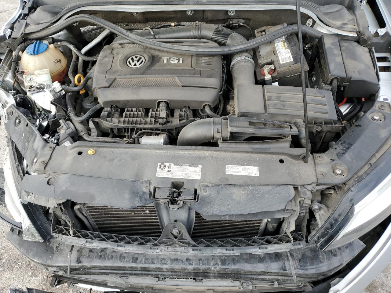 2015 Volkswagen Jetta VIN 3VWD17AJ1FM230714 Copart auction photo, front end / side damage thumbnail 12