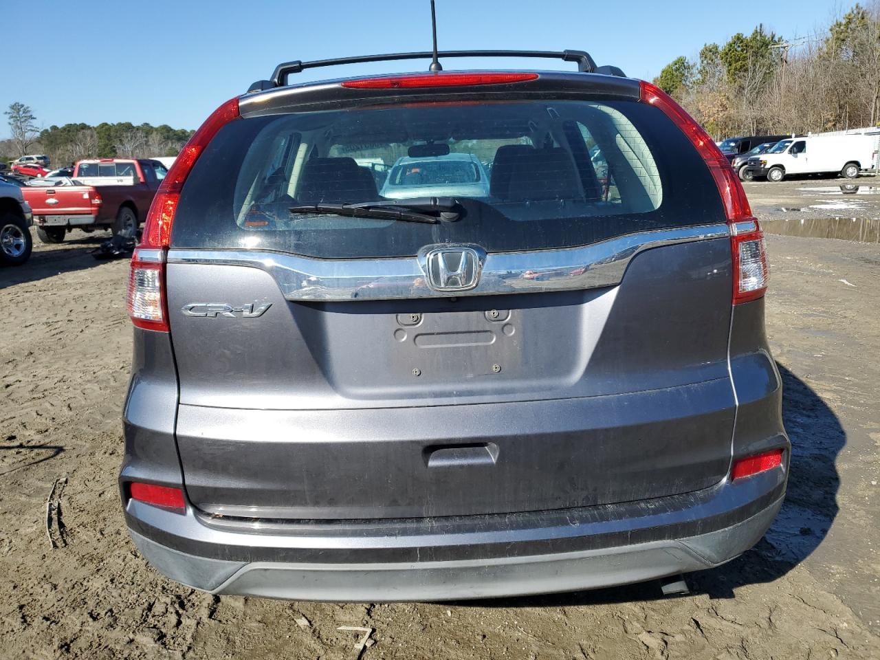 2016 Honda CR-V VIN 2HKRM3H38GH501940 Copart auction photo, front end / side damage thumbnail 6